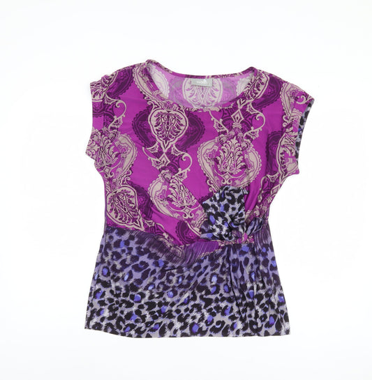 Wallis Women's Multicoloured Geometric Top, Size 14