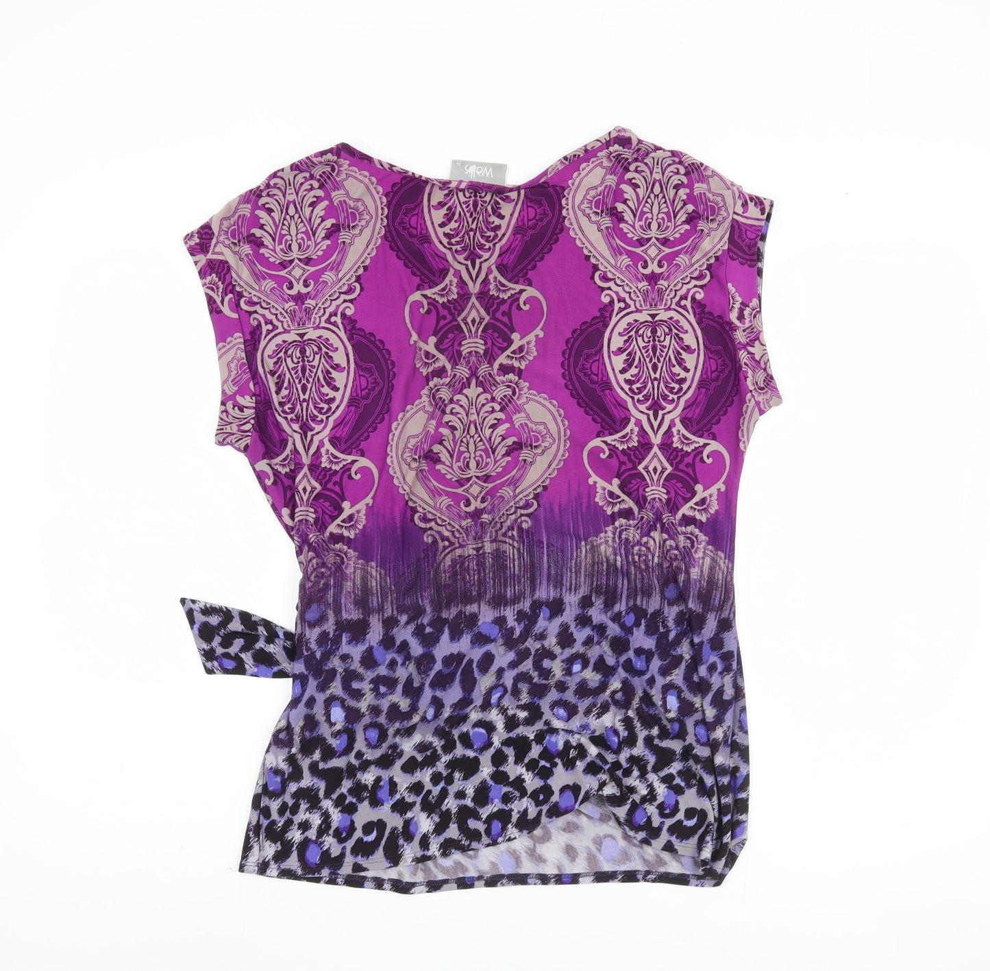 Wallis Women's Multicoloured Geometric Top, Size 14