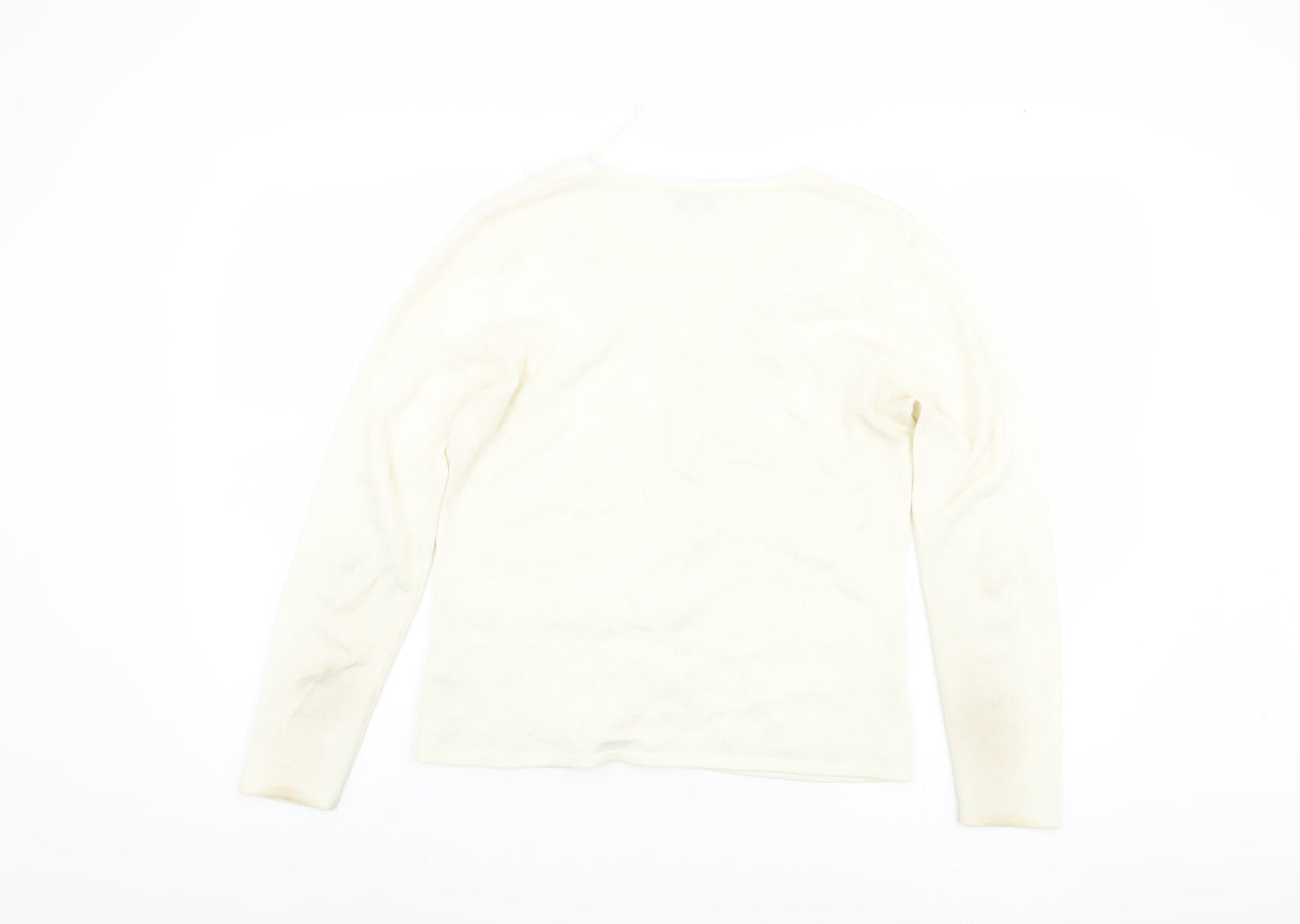Paramour Ivory Women's Medium Cardigan, Embroidered