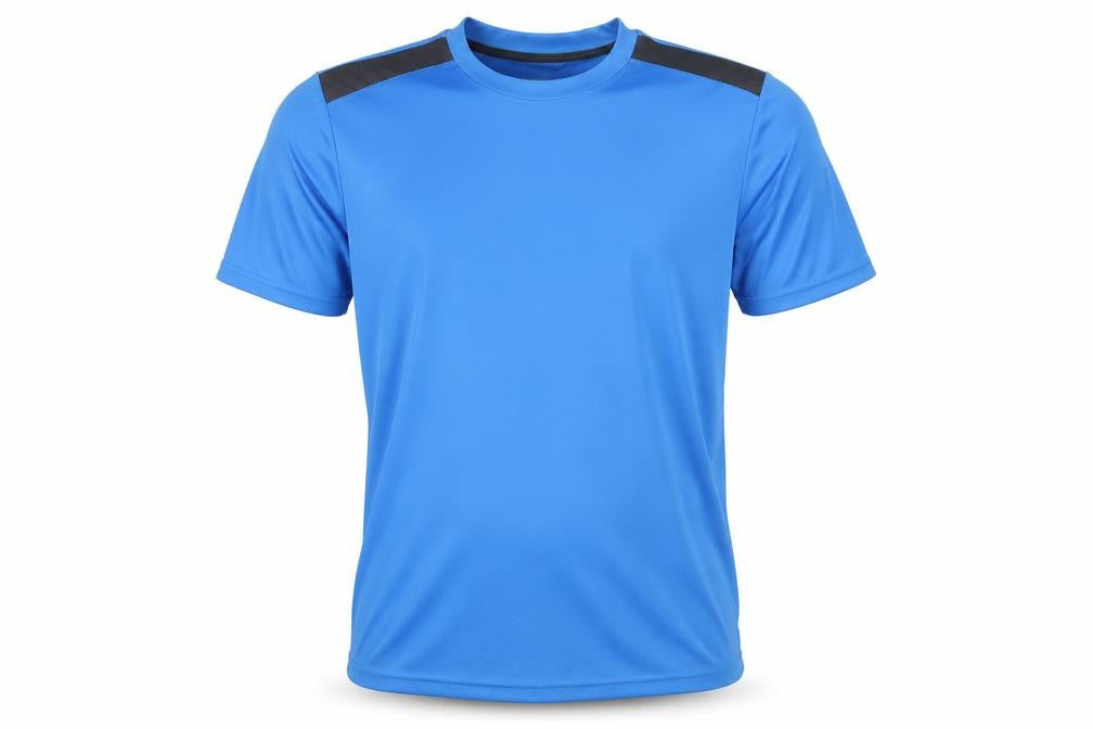 Crane Men's Blue Gym T-Shirt Size M Short Sleeve Jersey