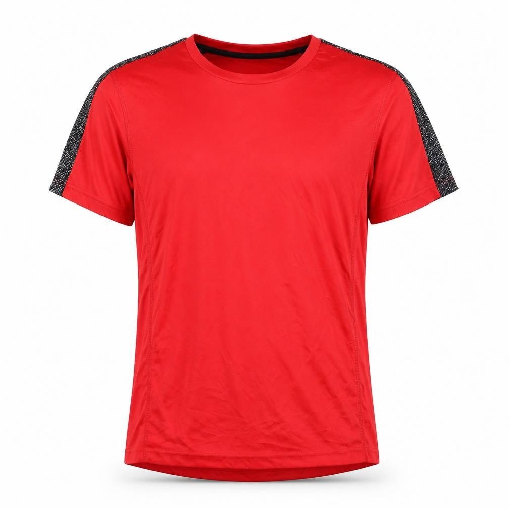 Crane Men's Red Medium Pullover Activewear T-Shirt