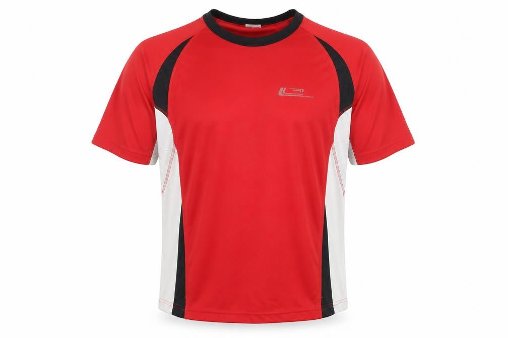 Shamp Men's Red Medium Gym Jersey T-Shirt