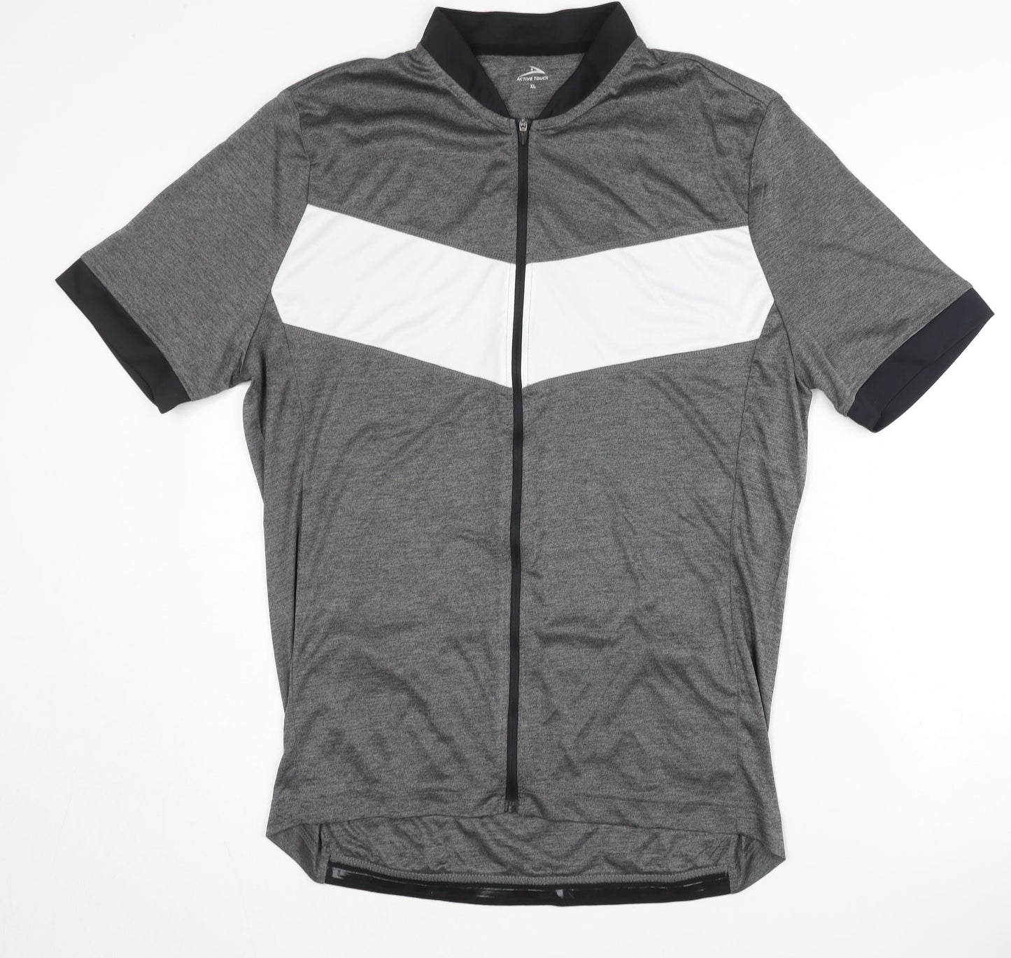 Active Touch Men's Grey Cycling Jersey XL