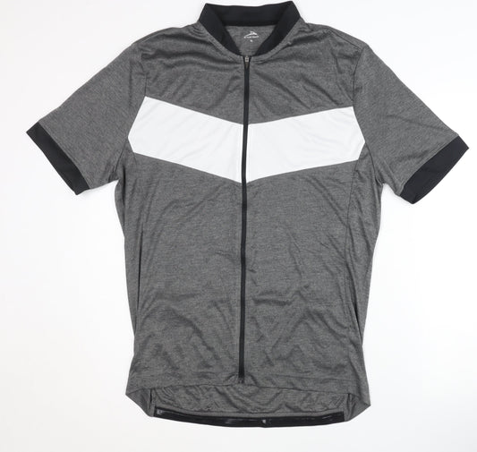 Active Touch Men's Grey Cycling Jersey XL