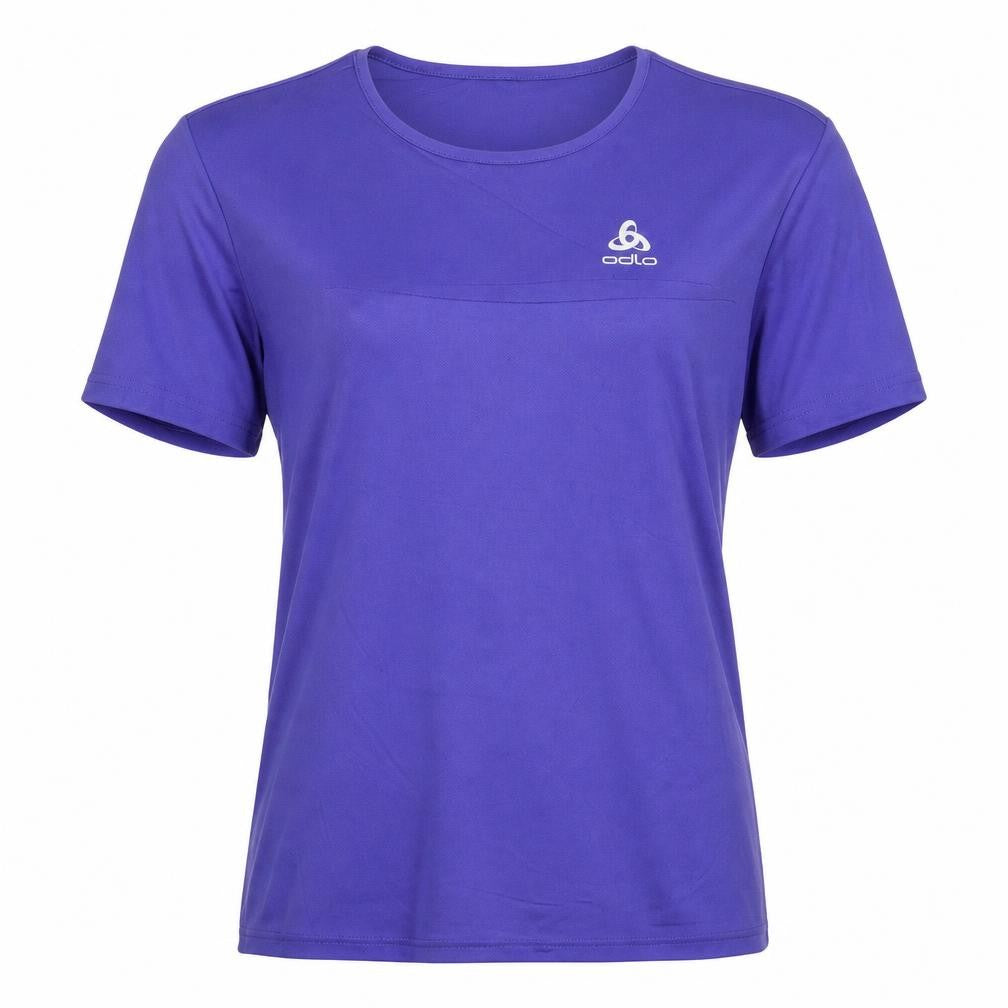 Odlo Purple Unisex T-Shirt L | Activewear, Solid, Basic