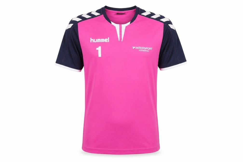 Hummel Men's Pink Sports T-Shirt, Small