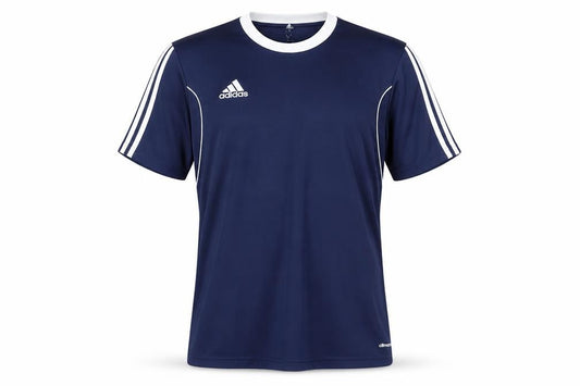 Front view of Adidas Men's Blue T-Shirt M Gym & Training