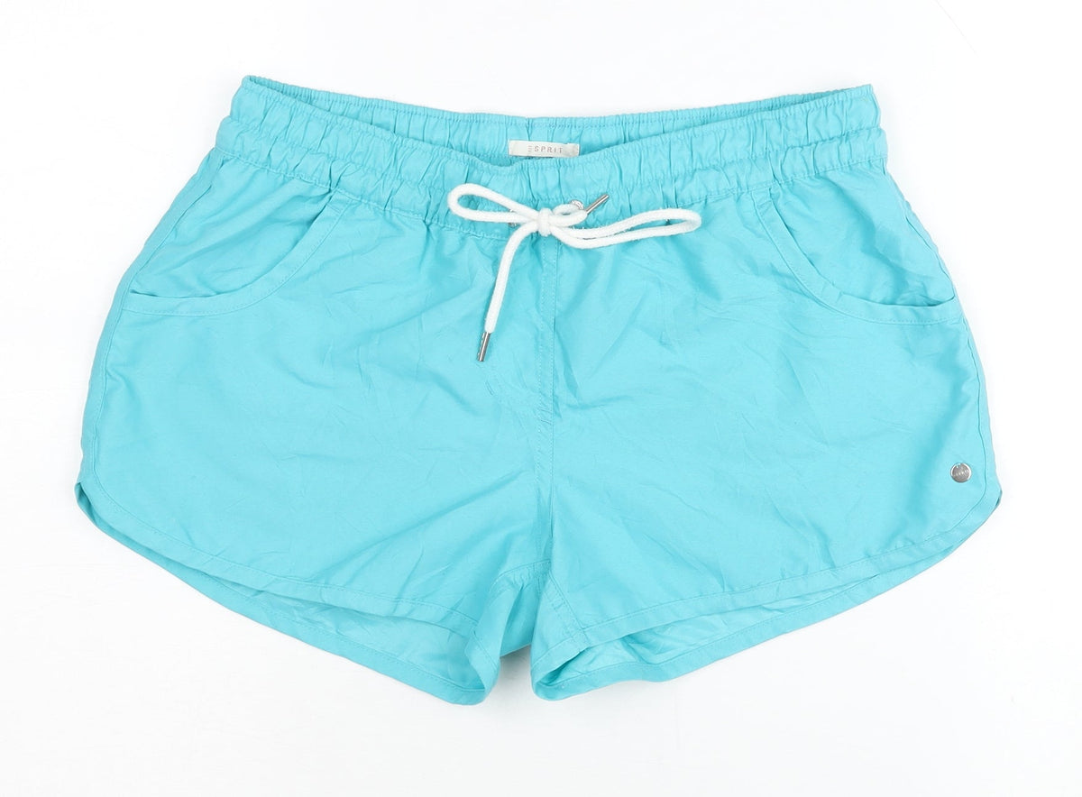 Esprit Women's Blue Athletic Shorts M for Running