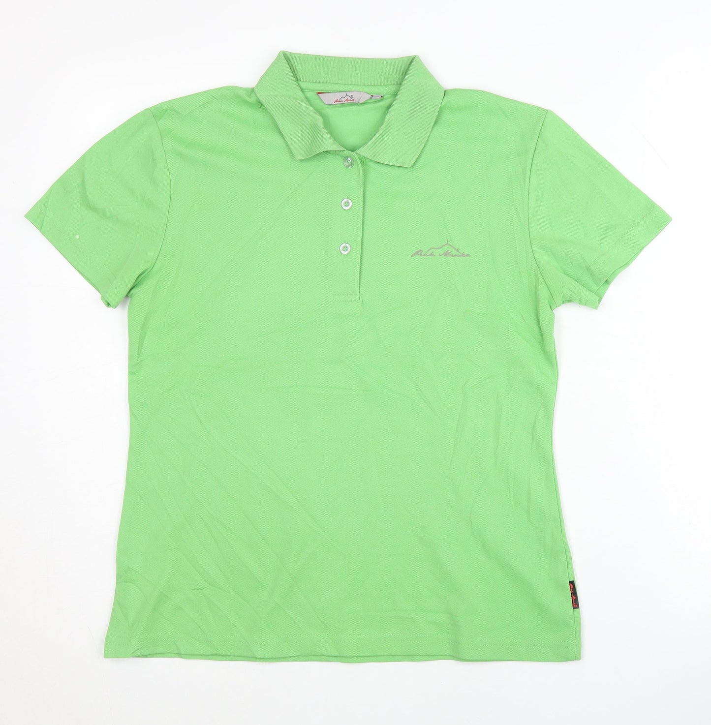 Peak Marks Women's Green Polo Shirt - Size M