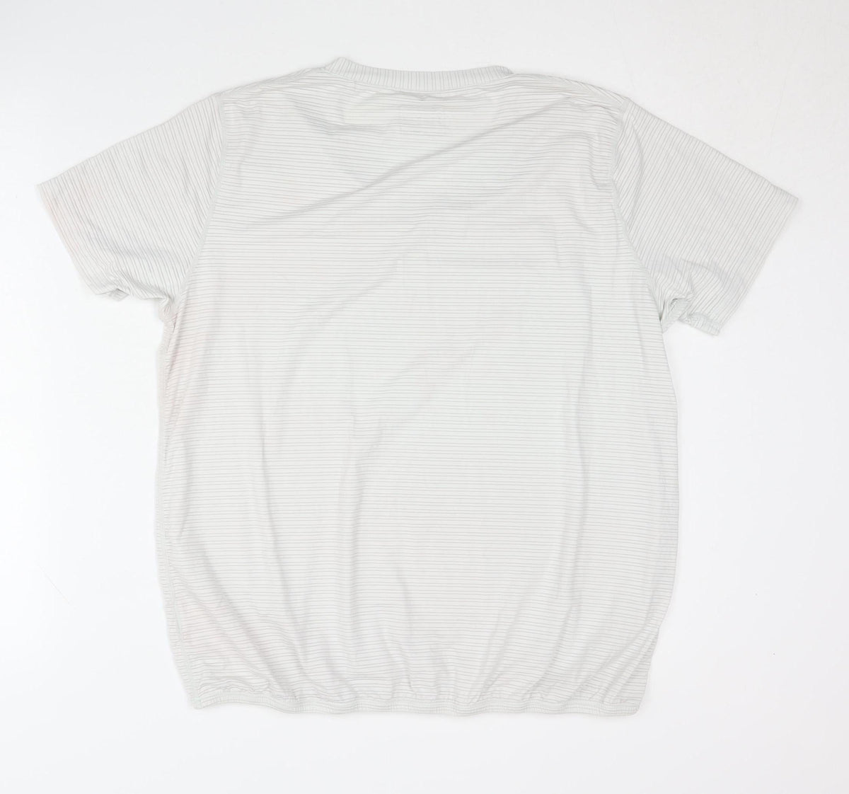 Energetics Unisex White T-Shirt V-Neck Size 18