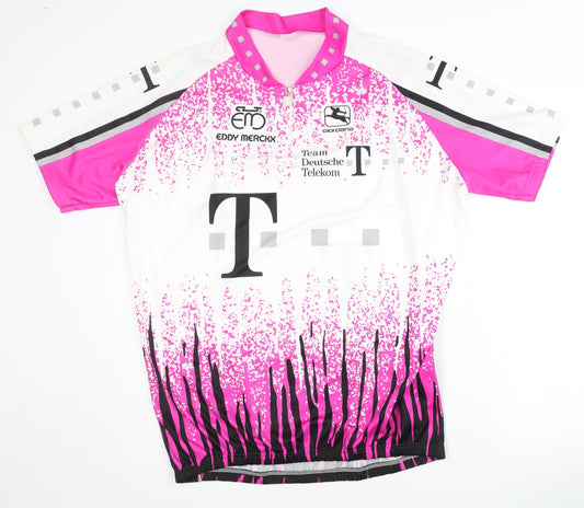 Giordana Pink Cycling Jersey 4XL Unisex Adult