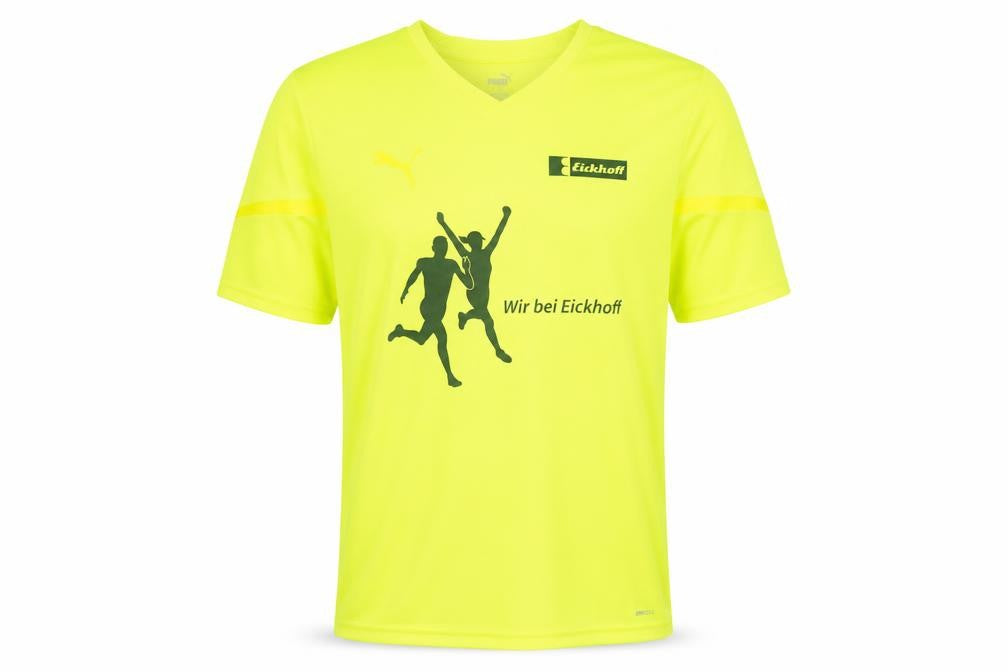 Puma Men's Yellow T-Shirt, Size L - Sporty & Stylish