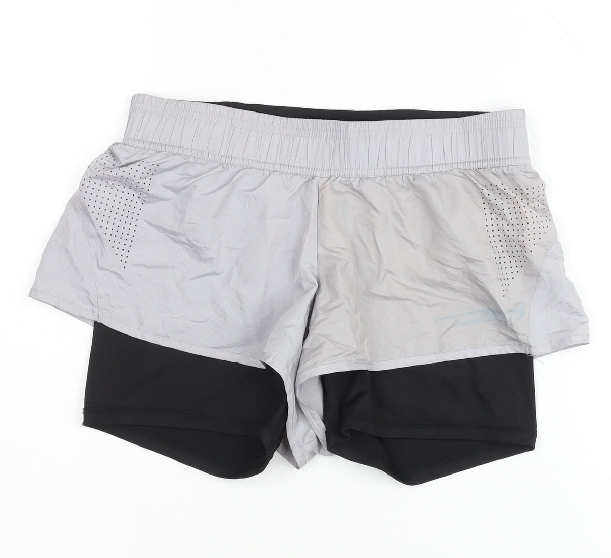 Hoodies Womens XS Grey Black Biker Shorts