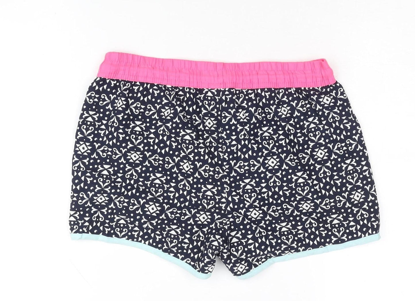 Preloved Yigga Teens Geometric Athletic Shorts Multicoloured - Back