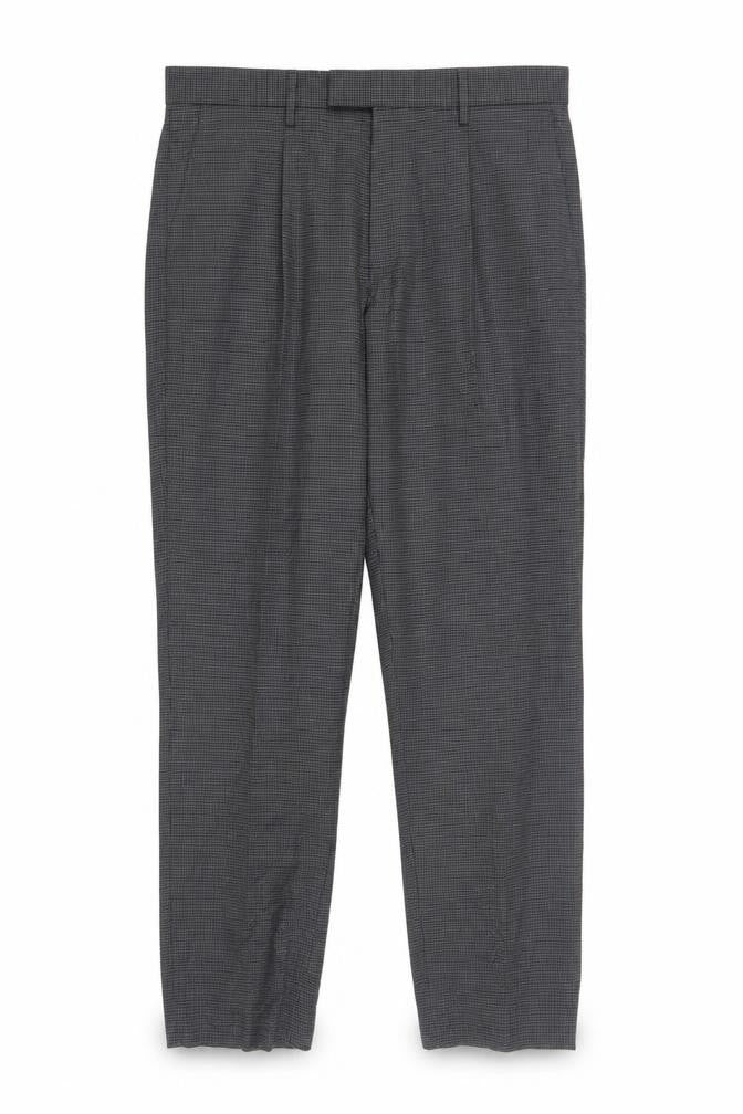 Marks & Spencer Men's Grey Check Trousers Size 36