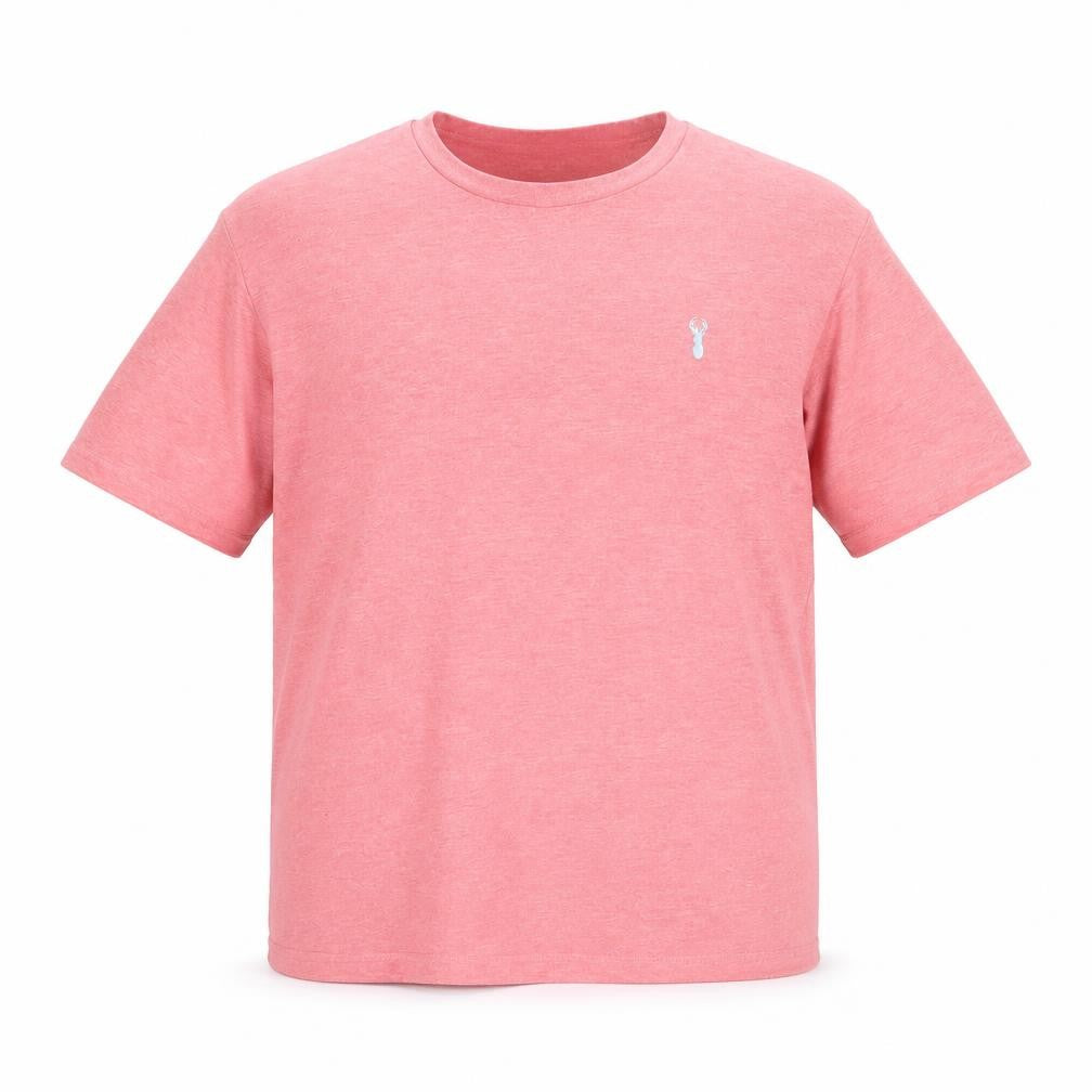 Next Men's Pink Crew Neck T-Shirt, Size L, Solid, New