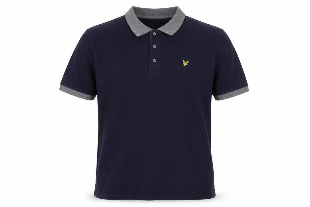 Lyle & Scott Men's Blue Polo Shirt L