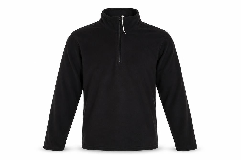Roly Men's Black Henley Sweatshirt Size S
