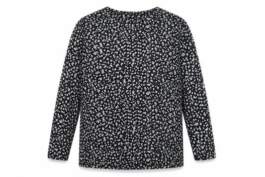 Marks & Spencer Women's Black Floral T-Shirt Size 12
