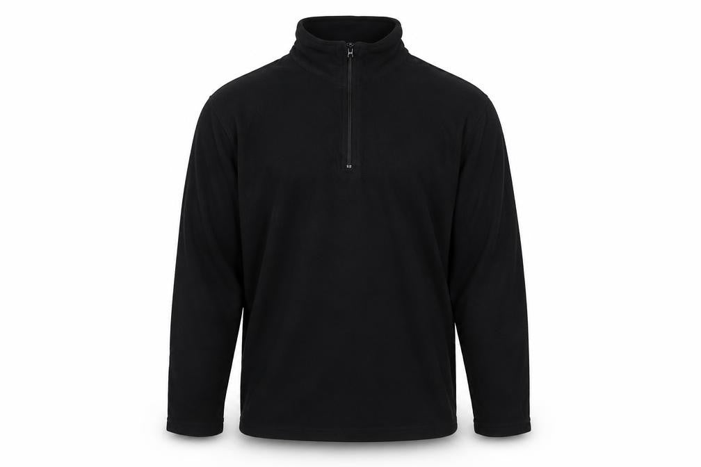 Roly Men's Black Fleece Pullover Sweatshirt S