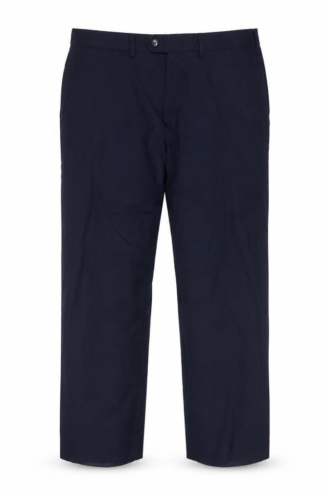 Marks & Spencer Men's Blue Dress Pants, XL, Wool Blend