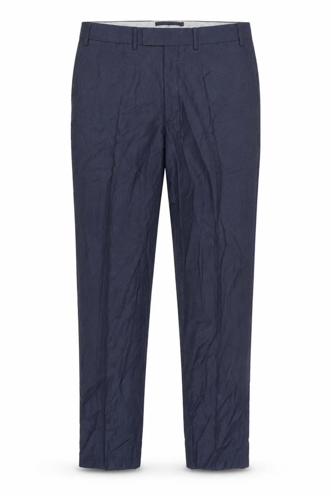 Marks & Spencer Mens Blue Dress Pants 36 Regular Fit