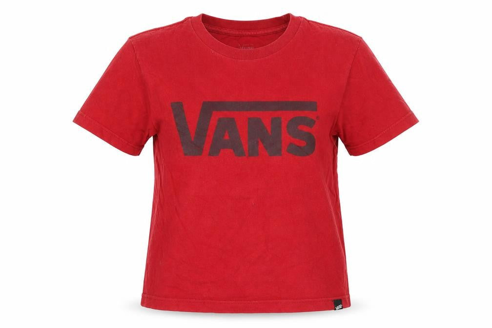 Vans Red Unisex T-Shirt L - Classic Crew Neck