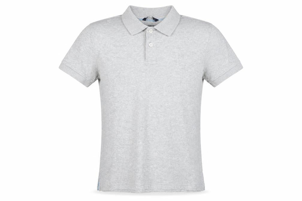 Crew Clothing Men's Grey Slim Fit Polo, S, Cotton