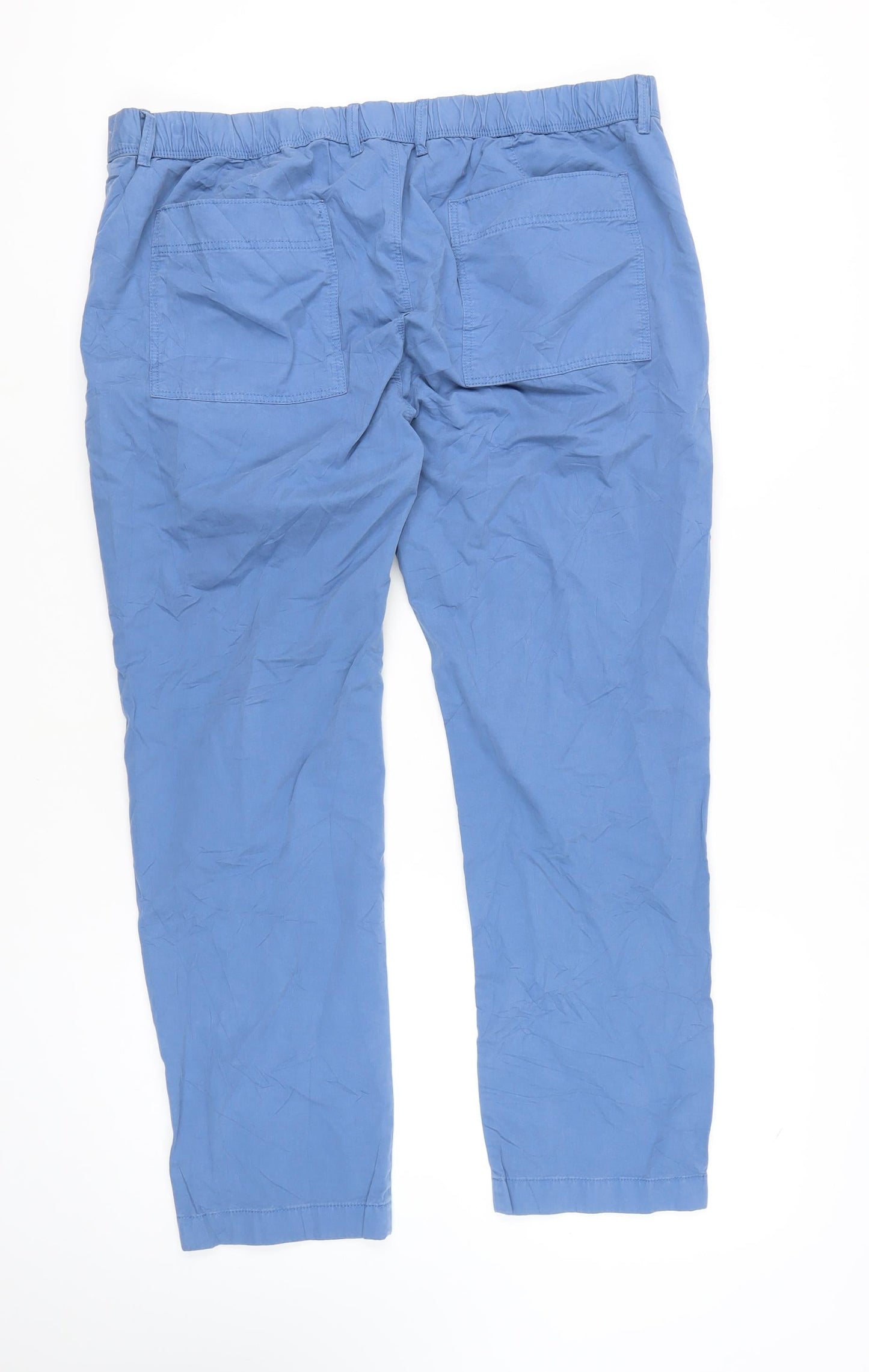 Marks and Spencer Women's Blue Casual Trousers Size 40