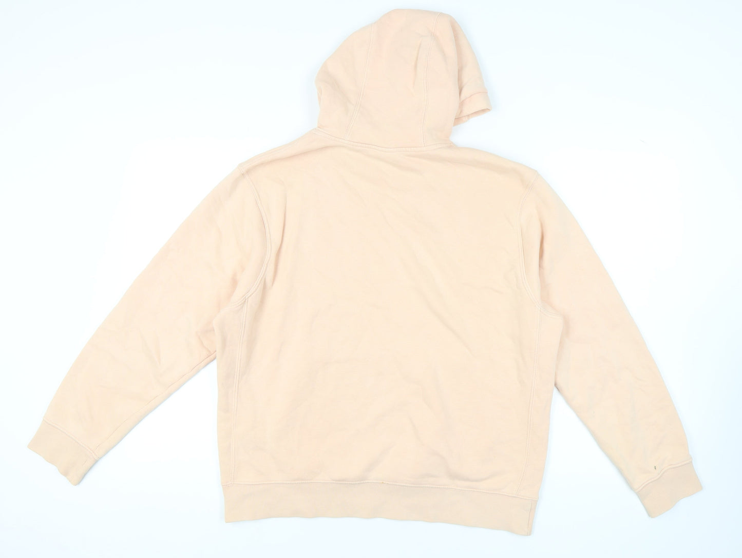 Nike Women's Beige Pullover Hoodie M, Casual Sports Style
