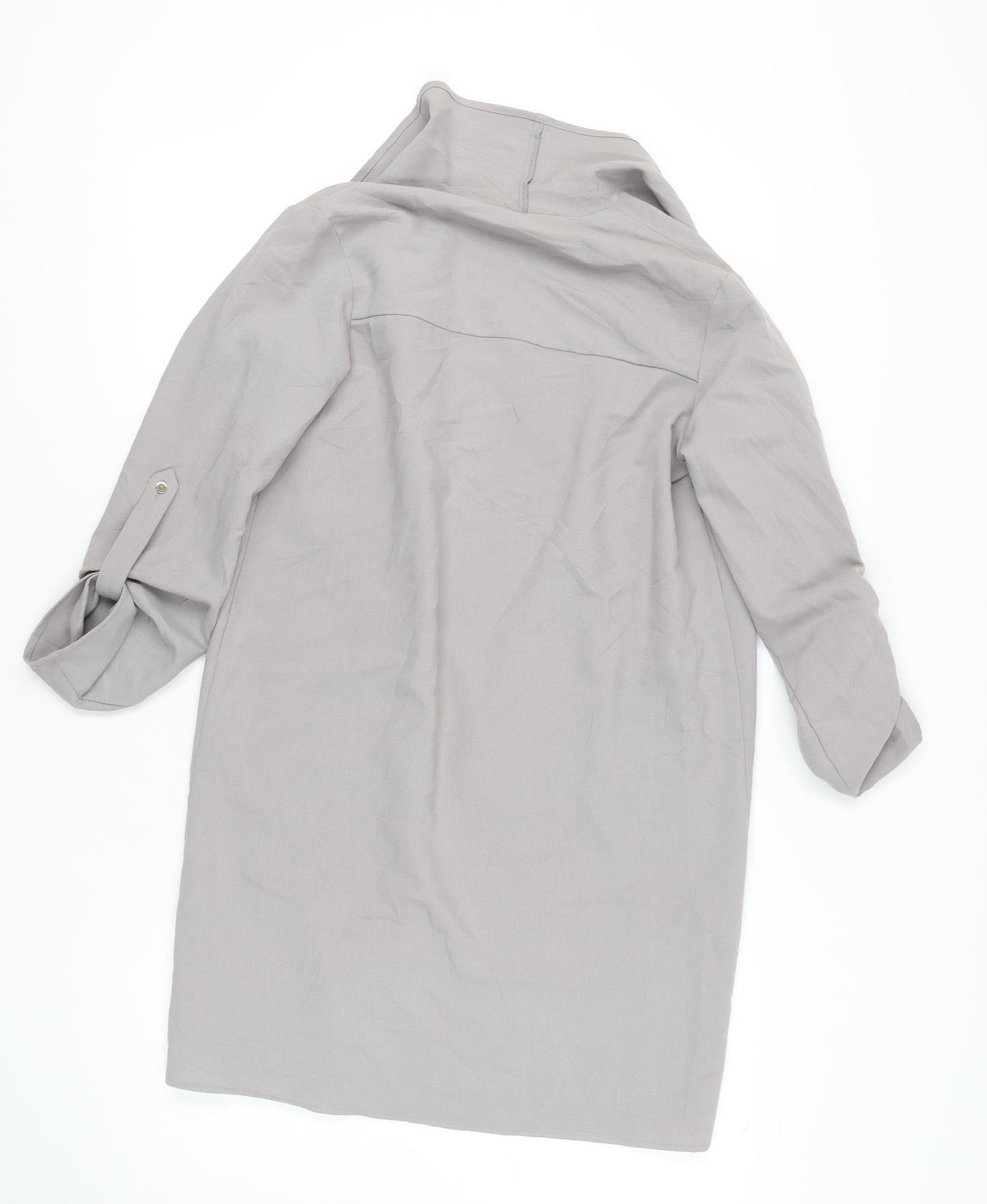 Dorothy Perkins Women's Grey Mid-Length Coat UK 8