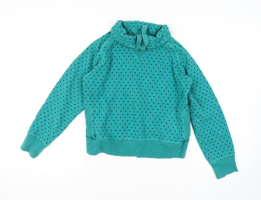 Marks and Spencer Women’s Green Polka Dot Sweatshirt