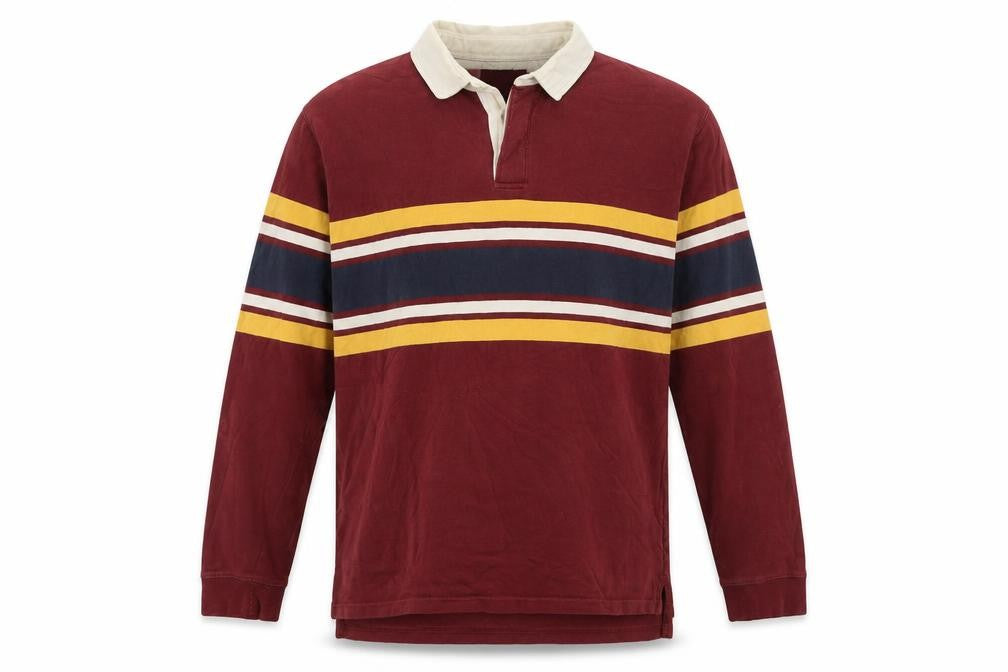 Croft & Barrow Men's Red Long Sleeve Polo Shirt LT