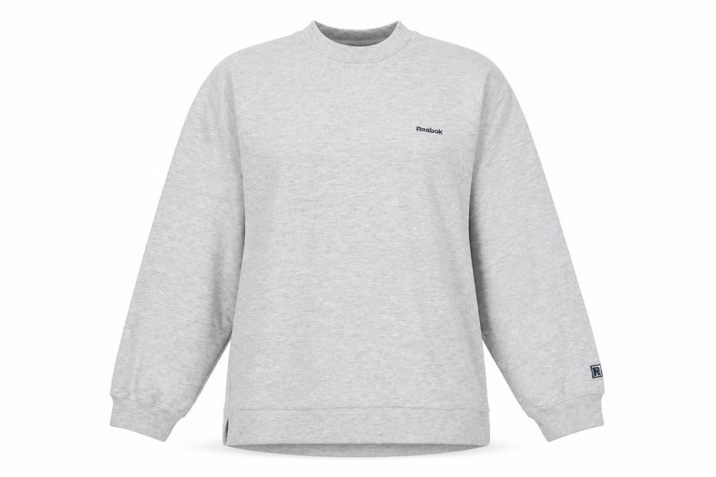 Reebok Grey Unisex Pullover Sweatshirt Size 12