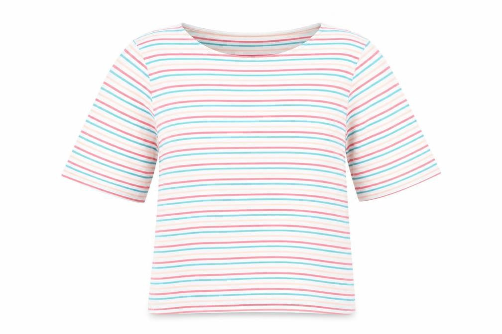 Crew Clothing Multicoloured Striped Top Size 12