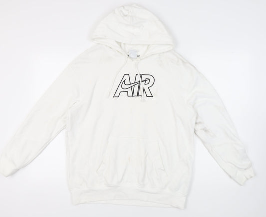 Nike Men's White XS Pullover Hoodie