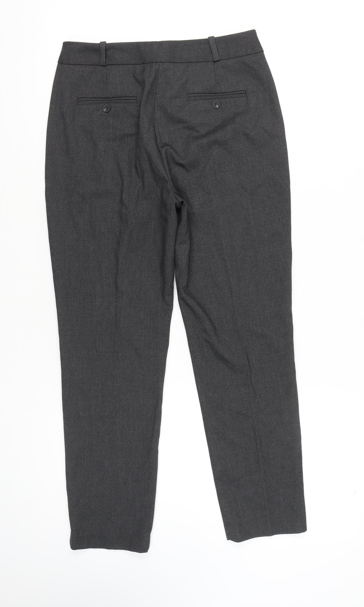 Next Women's Grey Trousers, Size 8, Business Style