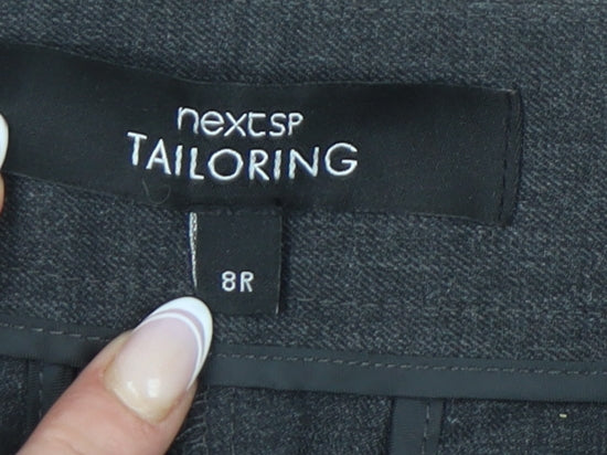 Next Women's Grey Trousers, Size 8, Business Style