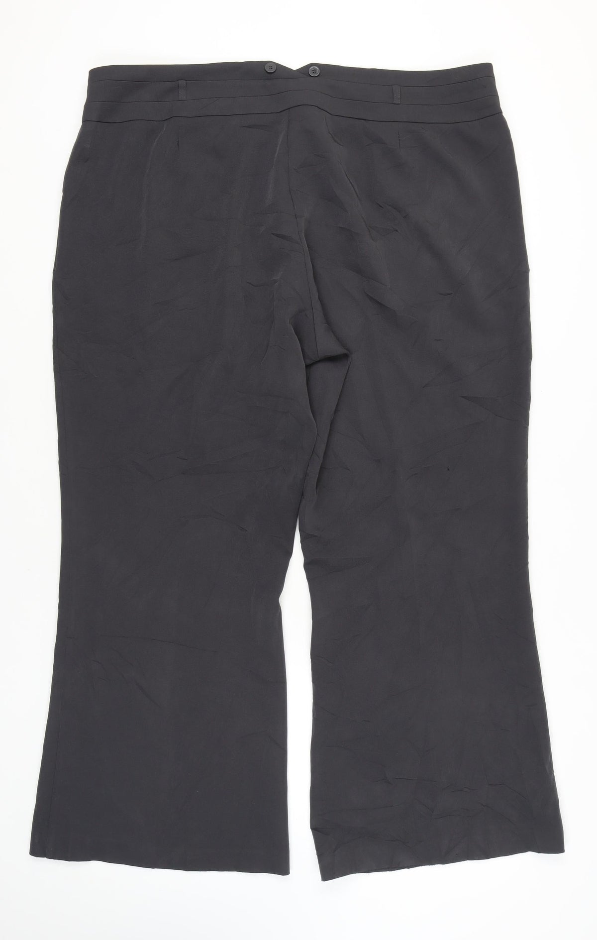 South Black Plus Size Women's Trousers Size 22
