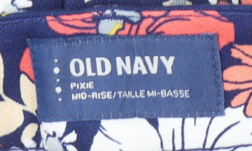 Old Navy Floral Cropped Trousers for Women Size 6