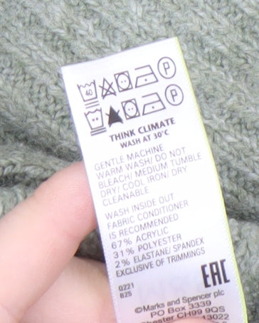 Marks and Spencer Women's Green XL Pullover Jumper