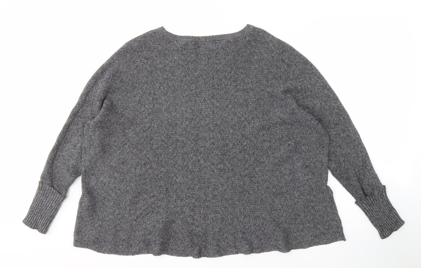 Pull & Bear Women's Grey Knit Pullover Jumper M
