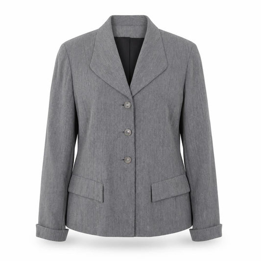 Wallis Women’s Grey Blazer, Size 14, Elegant Four-Button