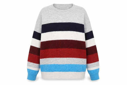 River Island Men's Multicoloured M Striped Pullover Jumper