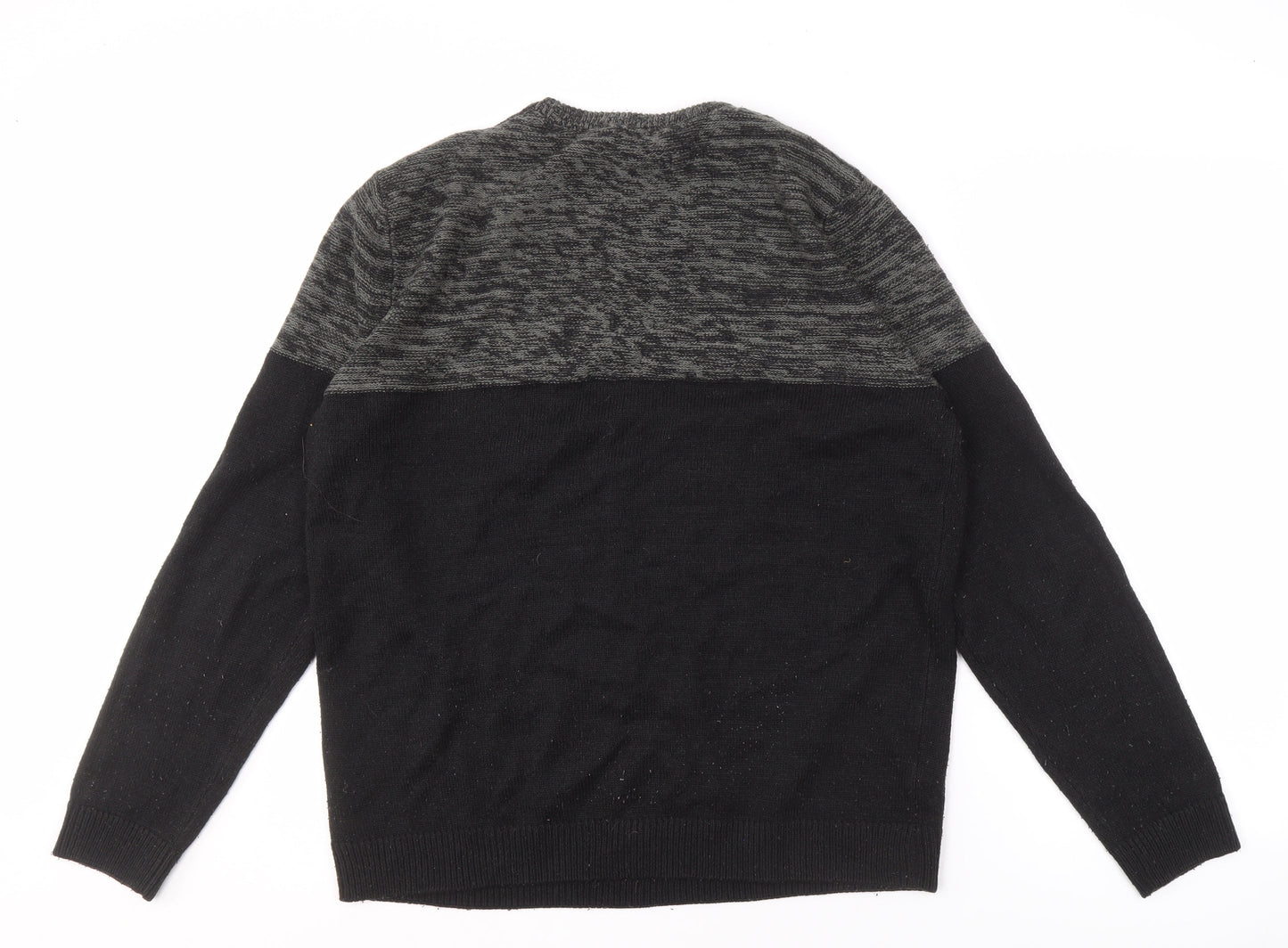 Kensington Eastside Men's Black Pullover Jumper Size L