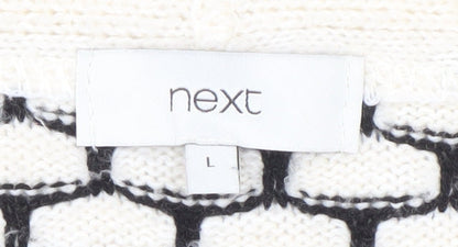 Next Women's Multicoloured L Open Front Cardigan