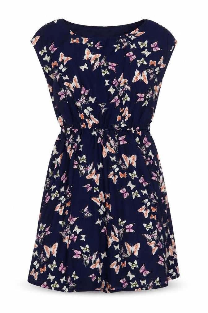 Yumi Women's Multicoloured A-Line Dress Size 14
