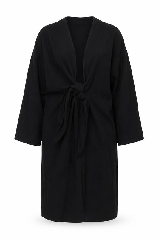 Zara Black 3/4 Sleeve Dress for Women S-M