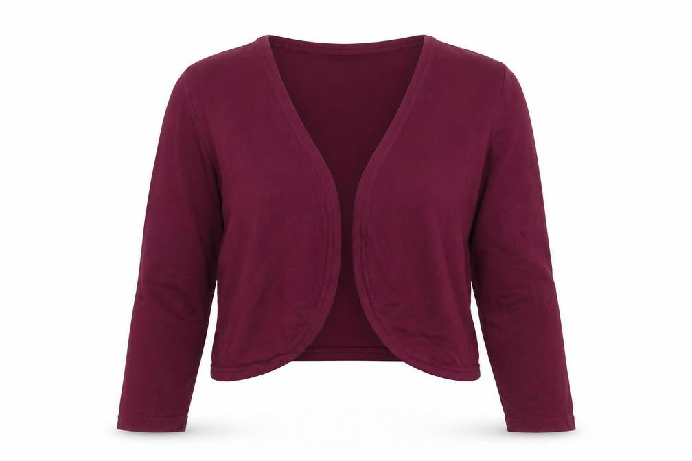 Bonprix Women's Purple Open Front Cardigan 2XL Long Sleeve