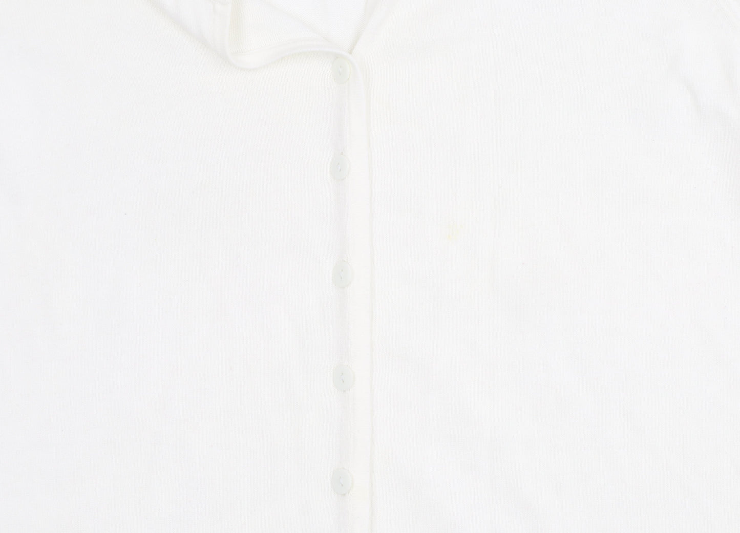 Ann Harvey Women's White Button-Up Top Size 20